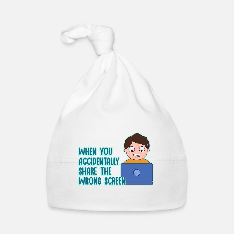 Conception de blagues de partage d’écran de travail pour Proud Pinoys Bonnet bio Bébé