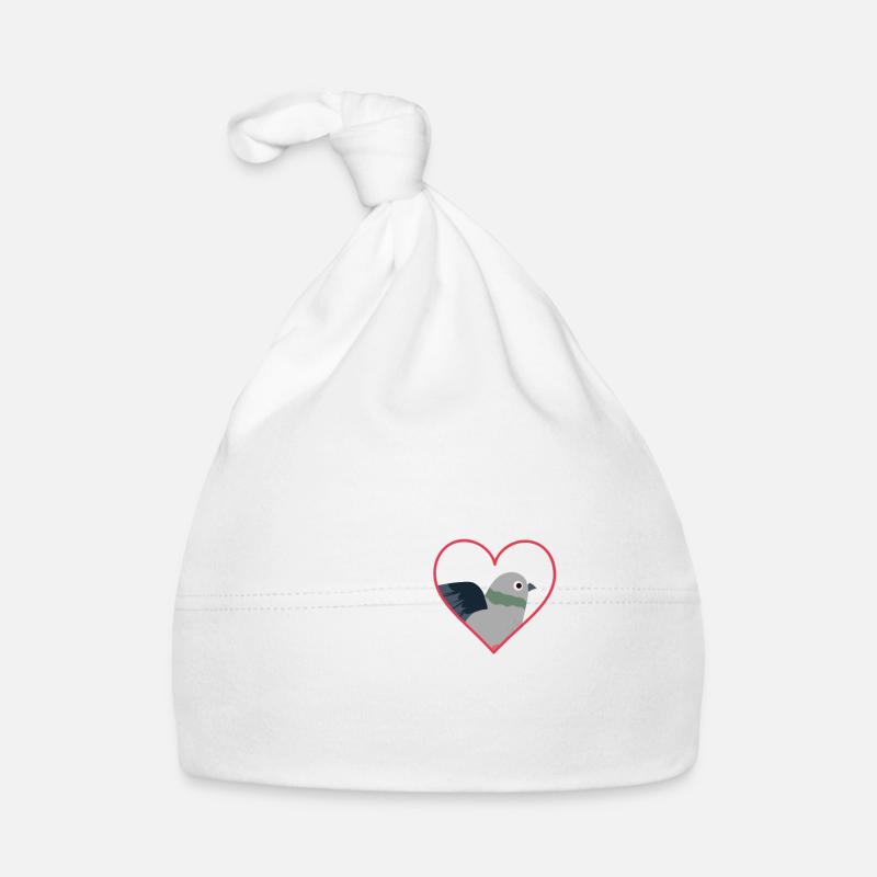Pigeons support design for pigeon fanciers Organic Baby Cap