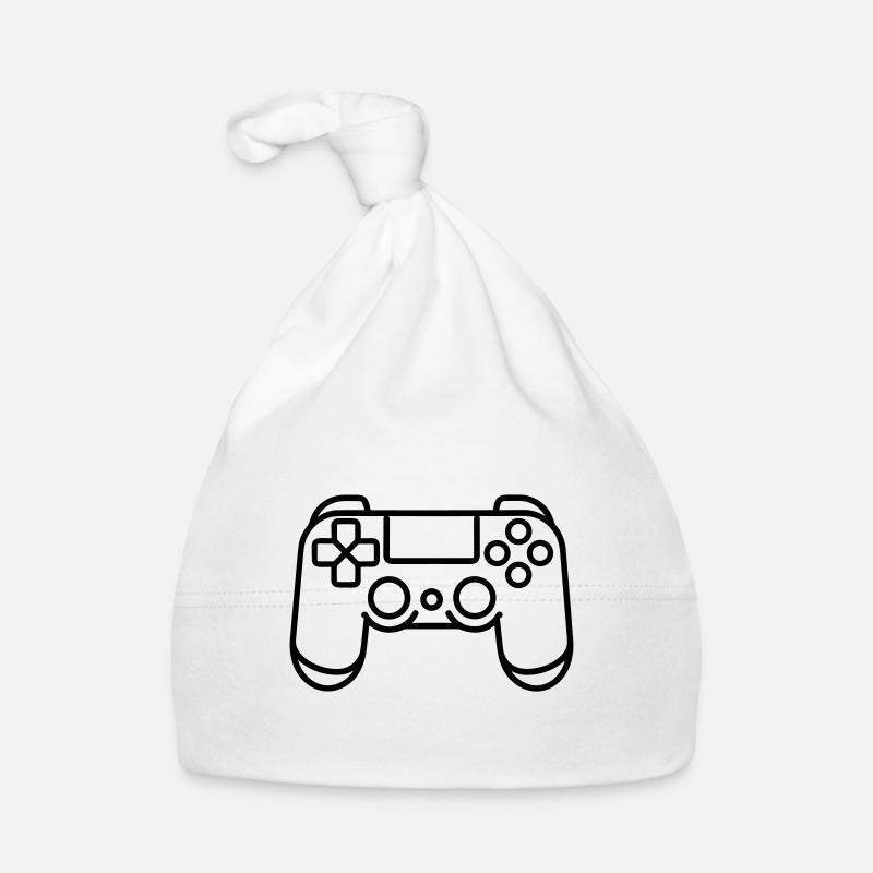 Video games controller Organic Baby Cap