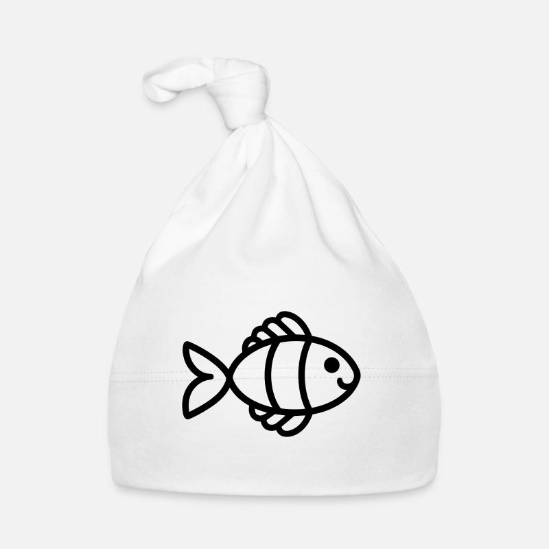 fish Organic Baby Cap