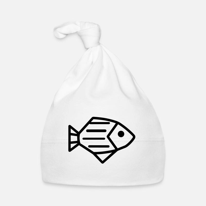 fish Organic Baby Cap