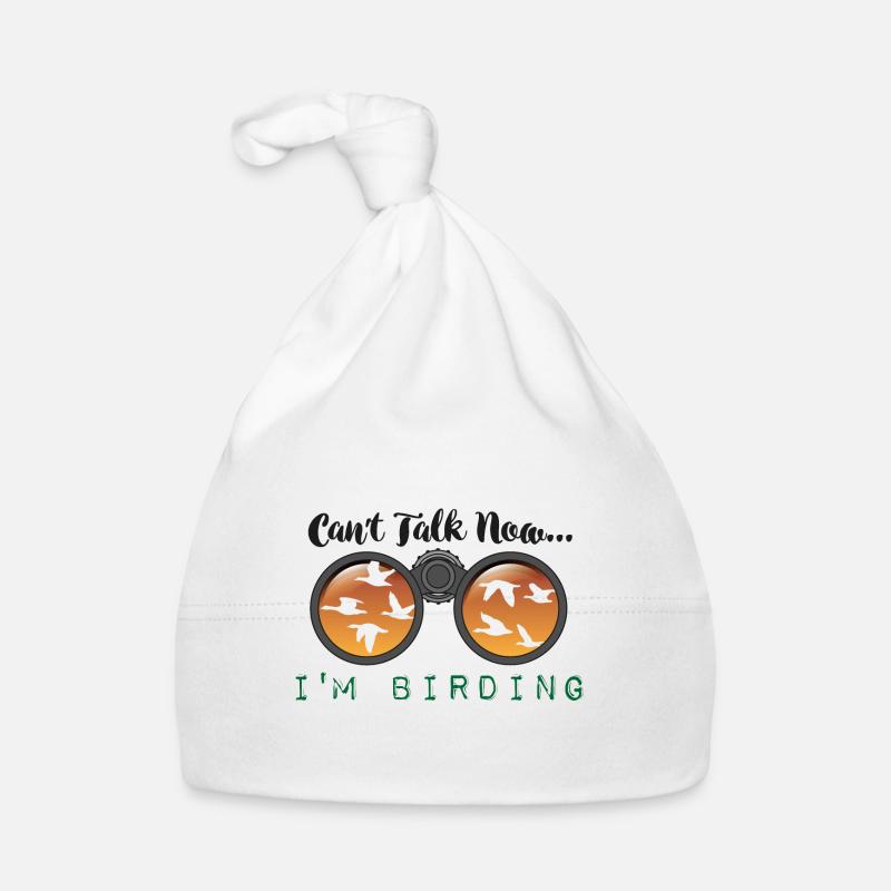 Ornithologiste oiseaux oiseaux observent le sort Bonnet bio Bébé