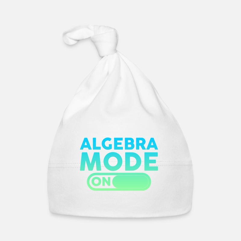 Algebra Mode On 4 Organic Baby Cap