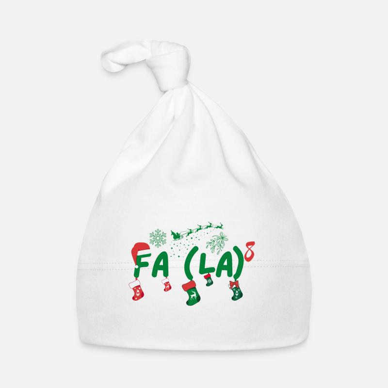 Noël Santa Fa La 8 Drôle de professeur de mathématiques Bonnet bio Bébé