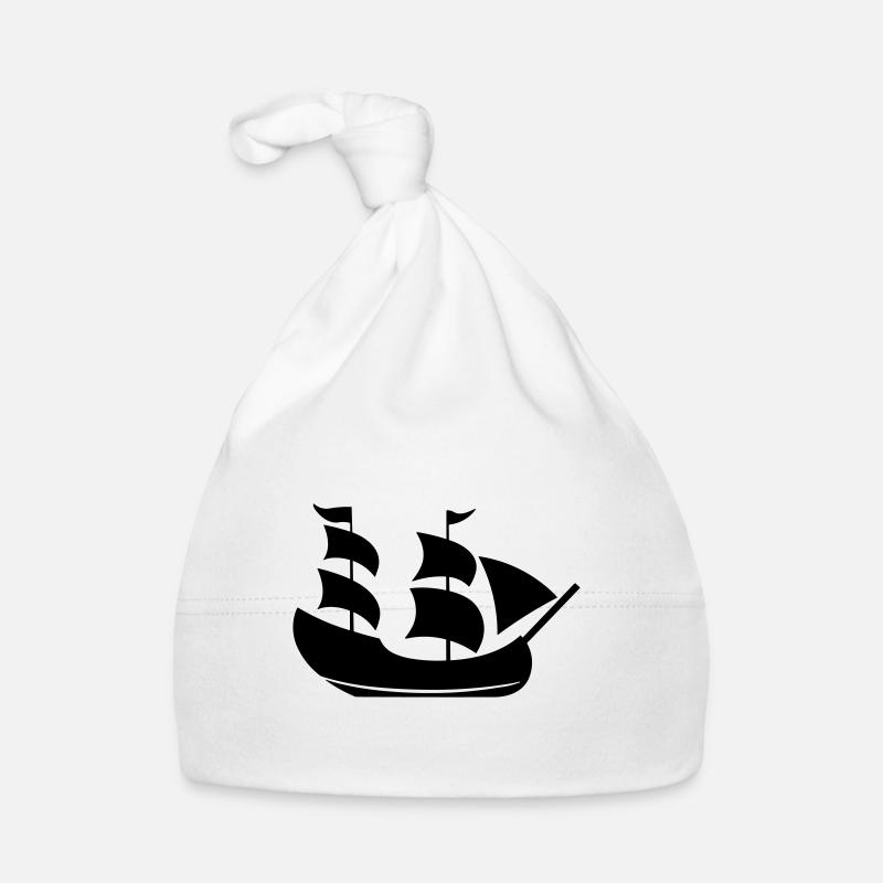 Pirate ship Organic Baby Cap