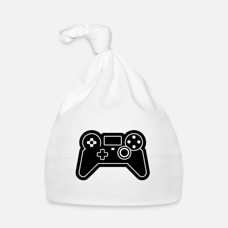 Video games controller Organic Baby Cap