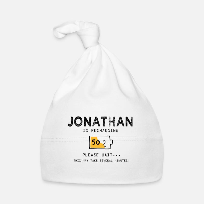 Jonathan Funny Name Sarcastic Gifts Name Organic Baby Cap