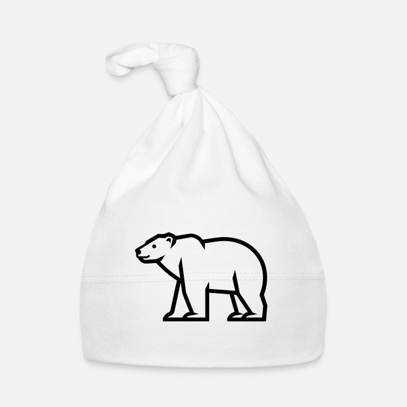 Eisbär Baby Bio-Mütze