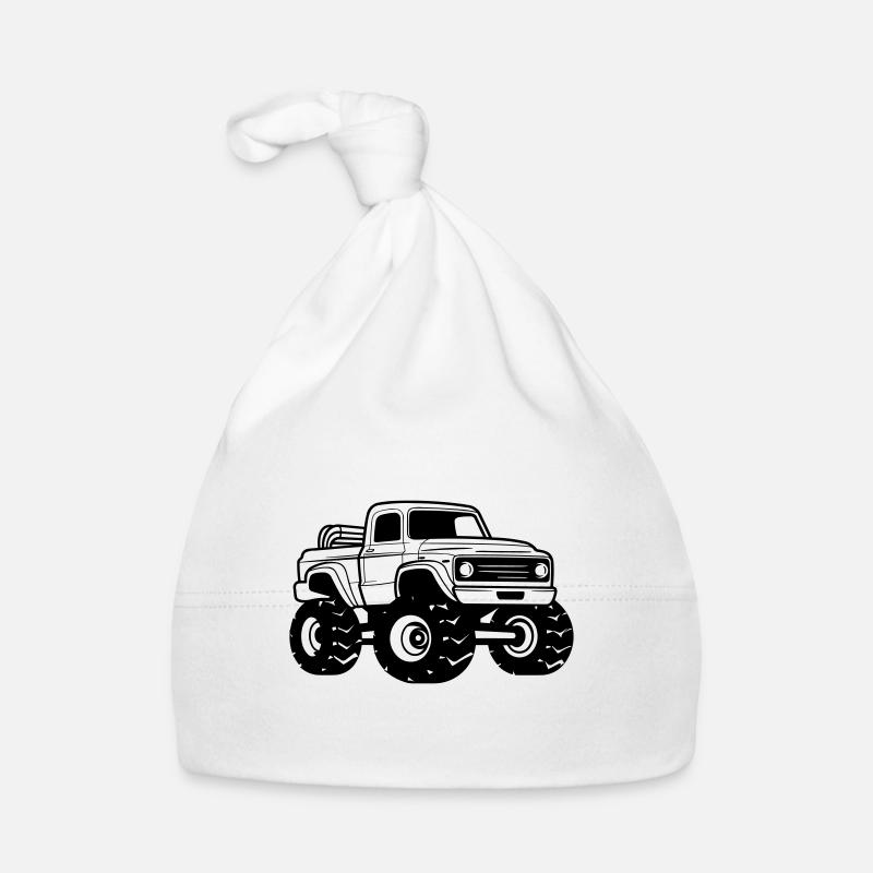 Monstertruck Baby Bio-Mütze