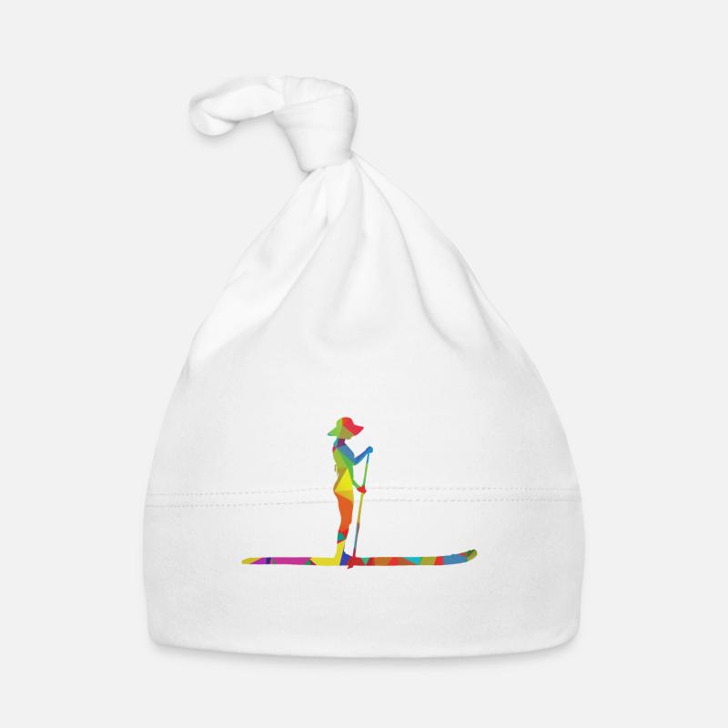 Planche de SUP Stand Up Paddle - Bonnet bio Bébé - blanc