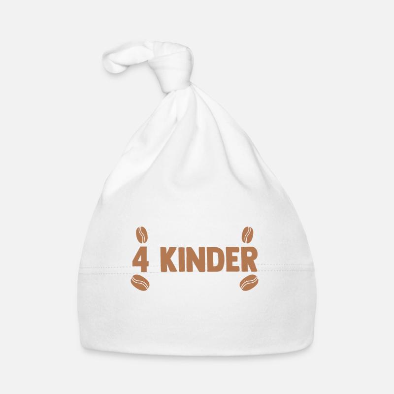 Mama Von 4 Kindern Kaffe Baby Bio-Mütze