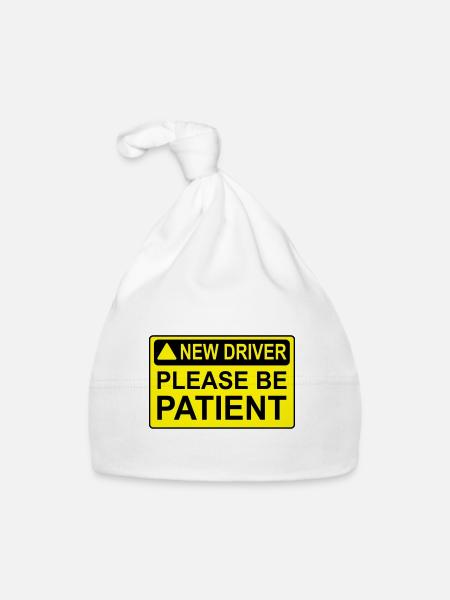 NEWDRIVER2 - Bonnet bio Bébé - blanc - Devant