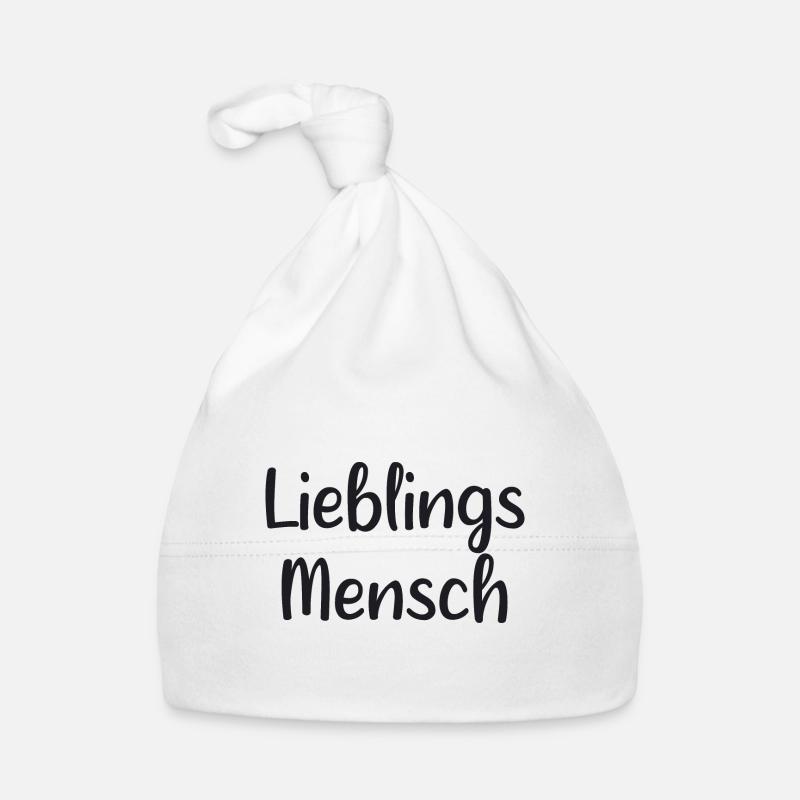 Spruch - Lieblings Mensch Baby Bio-Mütze