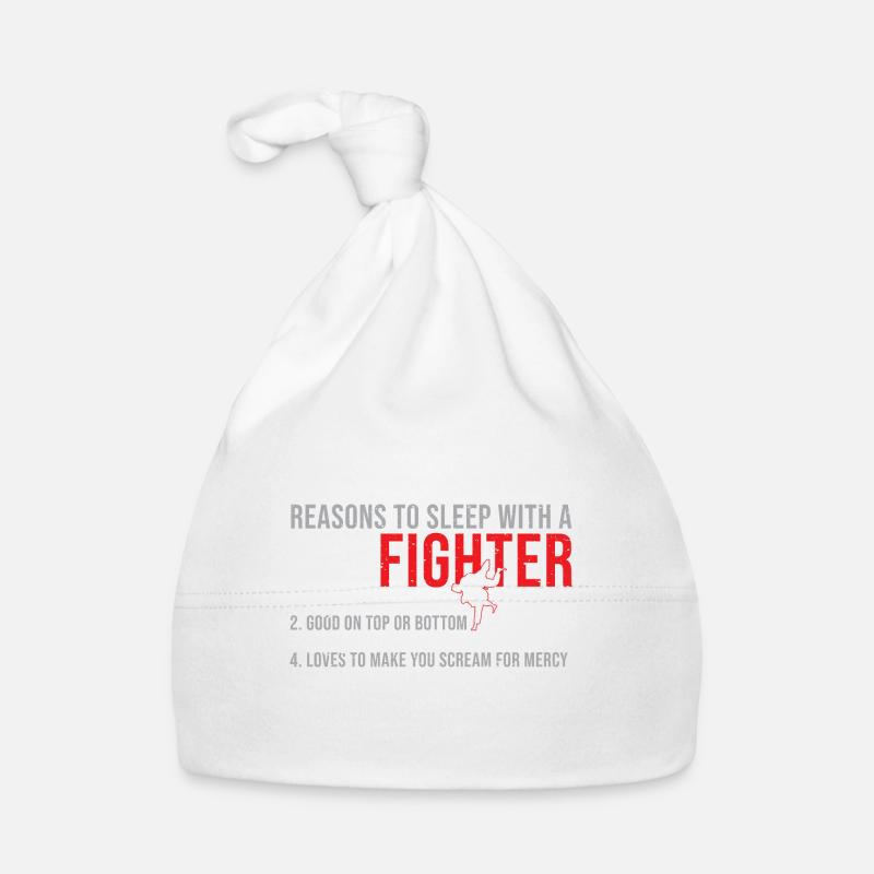 Jiu-jitsu Jiu Jitsu Jitsu Jiujitsu Sports de combat - Bonnet bio Bébé - blanc