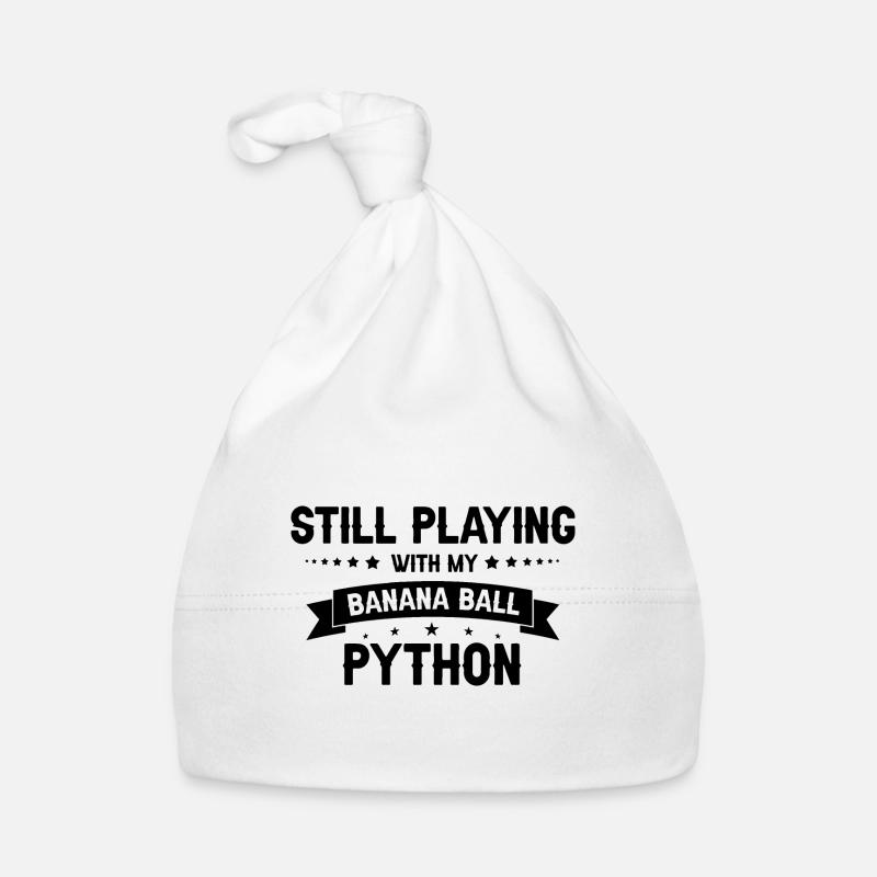 King python design pour les amateurs de serpents Bonnet bio Bébé