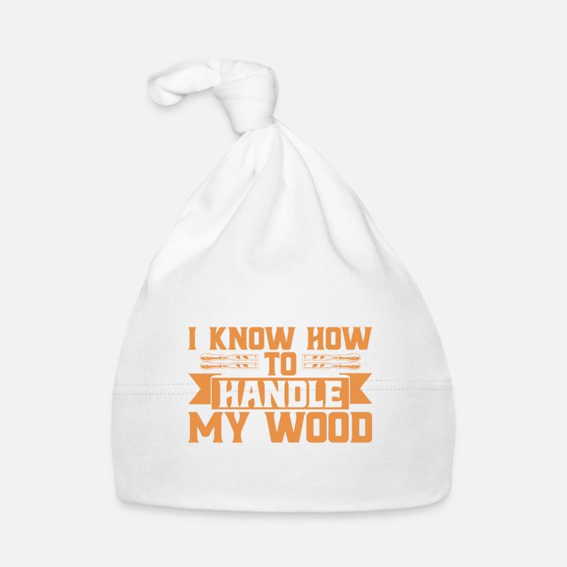 Carpenter Woodworker Carving Gift Organic Baby Cap