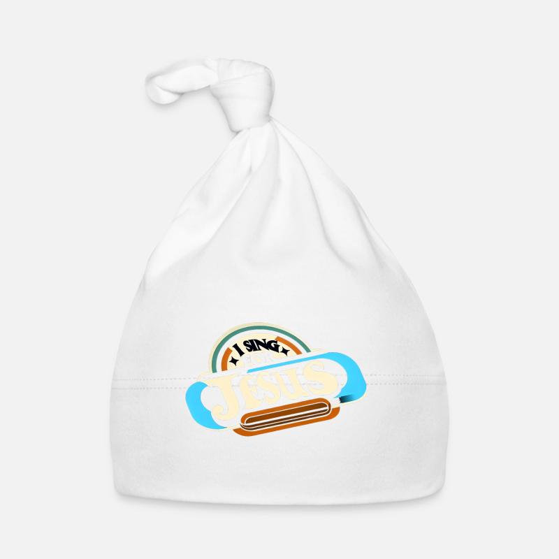 I Sing For Jesus 7 Organic Baby Cap
