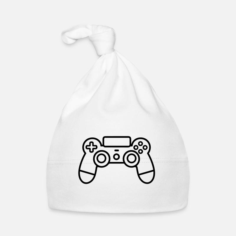 Video games controller Organic Baby Cap