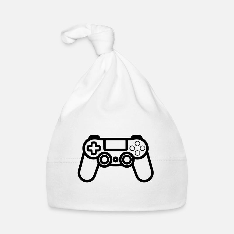 Video games controller Organic Baby Cap