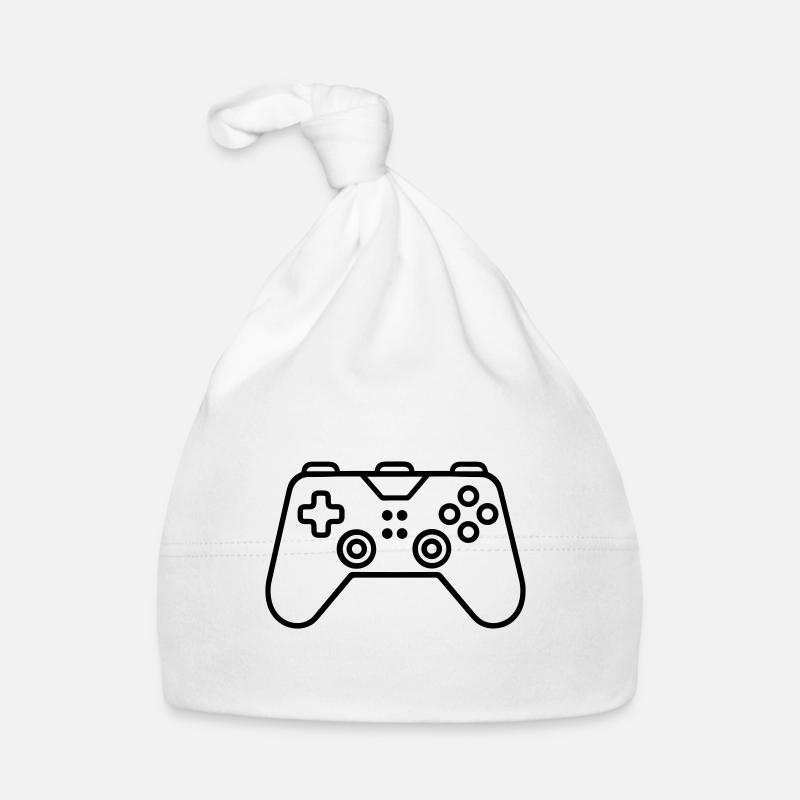 Video games controller Organic Baby Cap