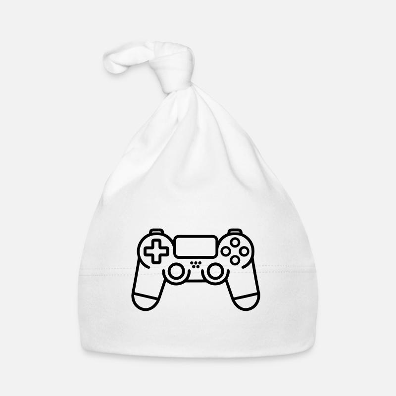 Video games controller Organic Baby Cap