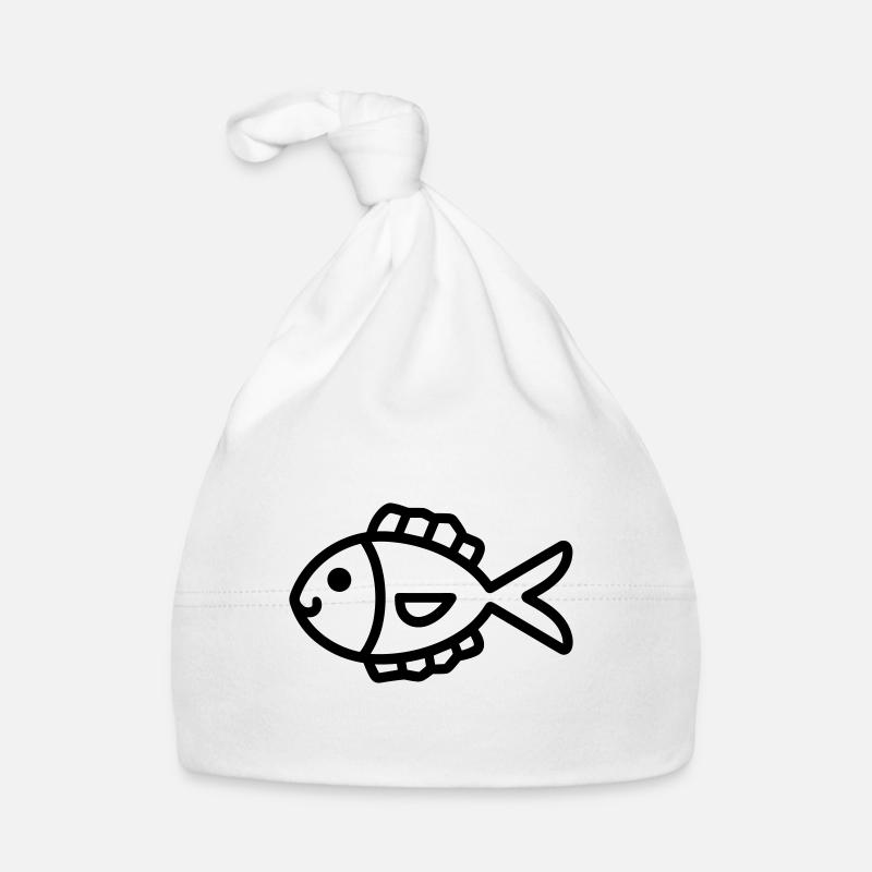 fish Organic Baby Cap