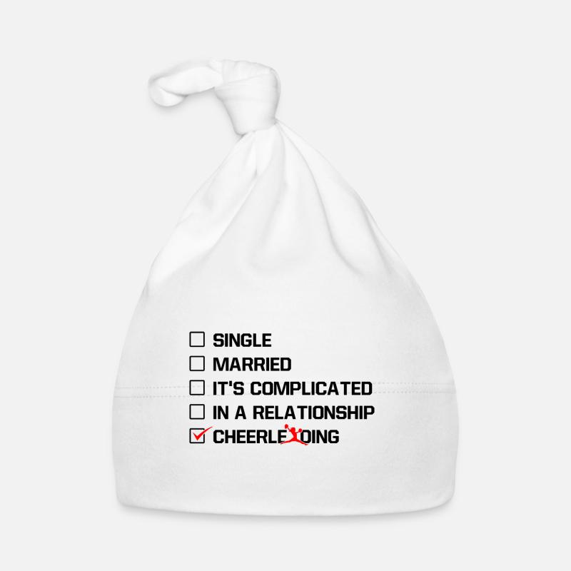 Single Married It's Complicated Cheerleading Cheer Baby Bio-Mütze