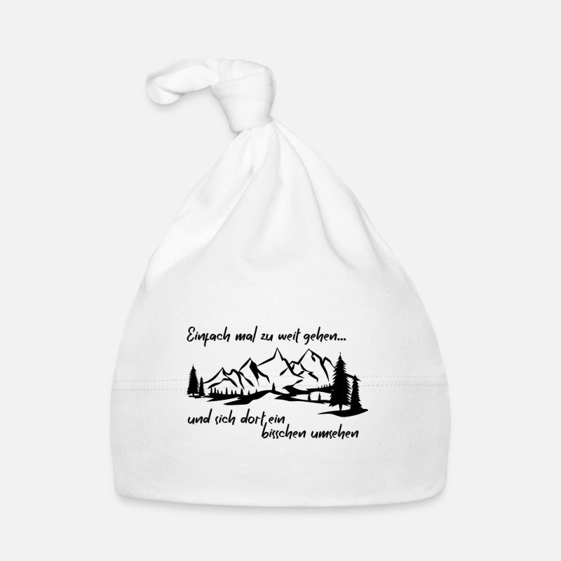 einfach mal zu weit gehen Baby Bio-Mütze