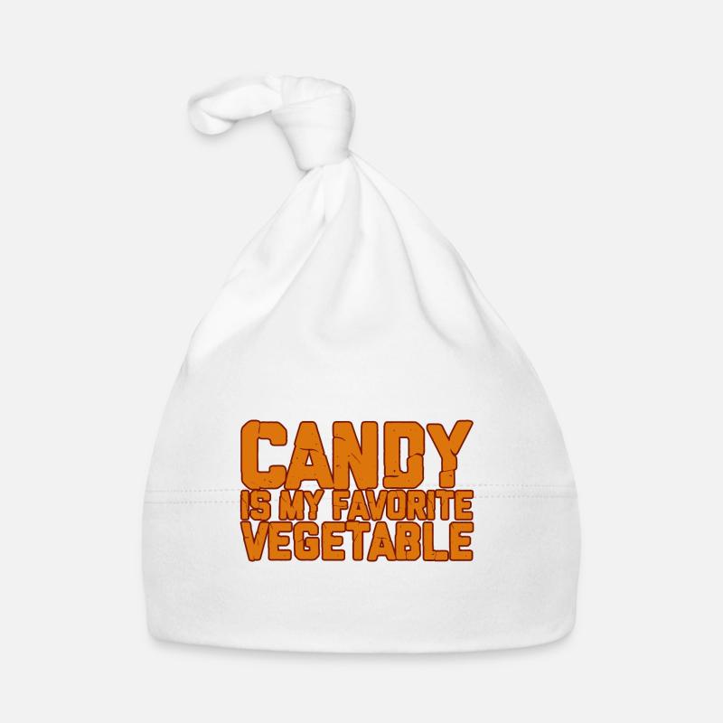 Candy Is My Favorite Vegetable 2 Organic Baby Cap