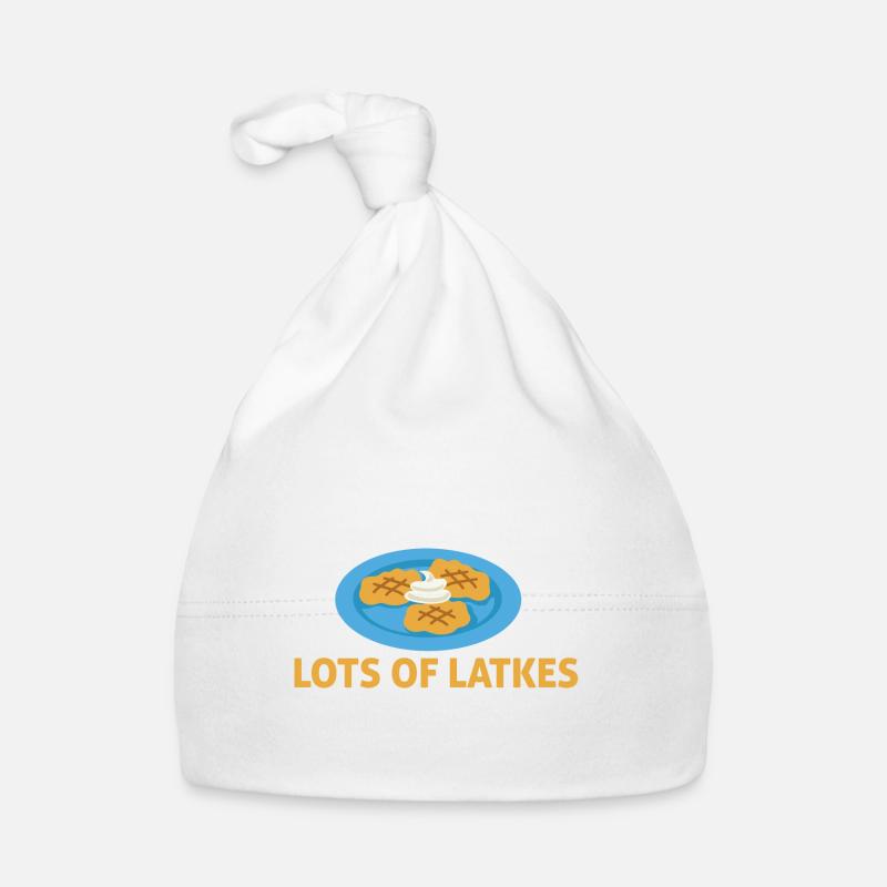 Juif Joyeux Hanoukka Lot De Latkes Costume Bonnet bio Bébé
