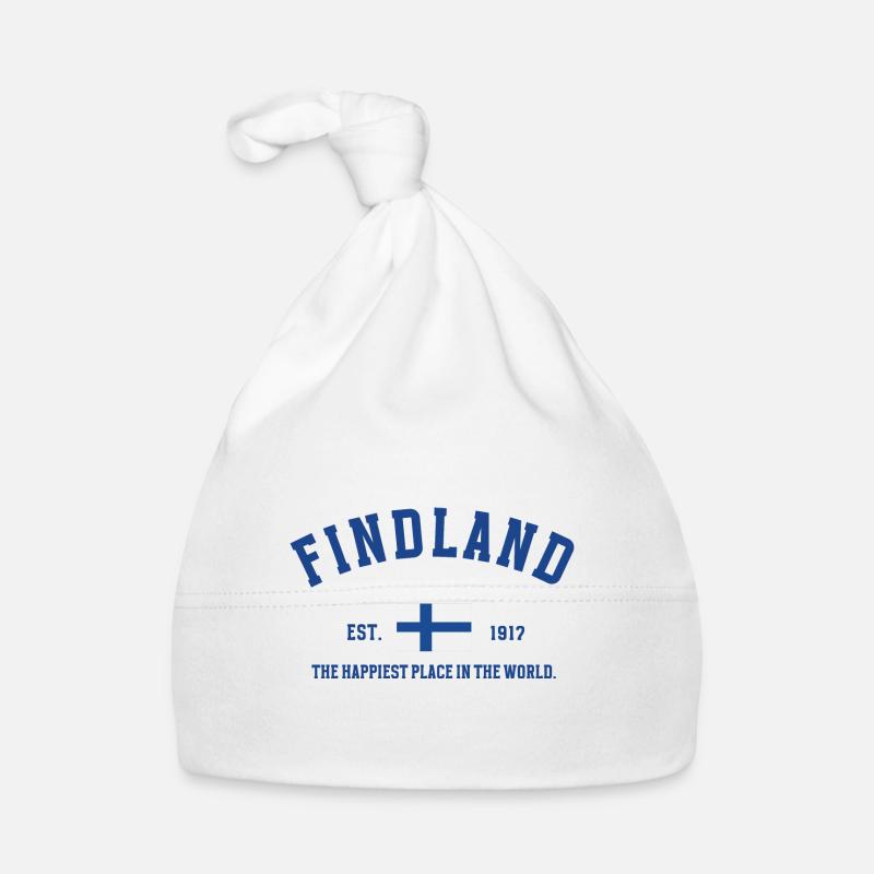 Finland Est 1917 Organic Baby Cap