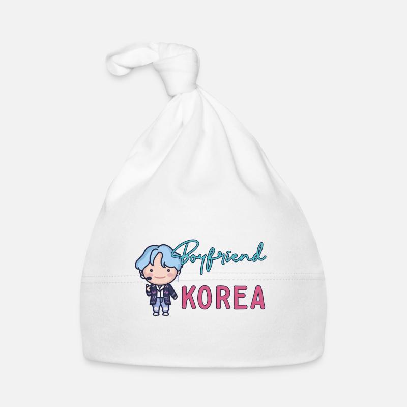 Kpop Idol Fan K Amant de drame J’aime la Corée J’ai un Bonnet bio Bébé