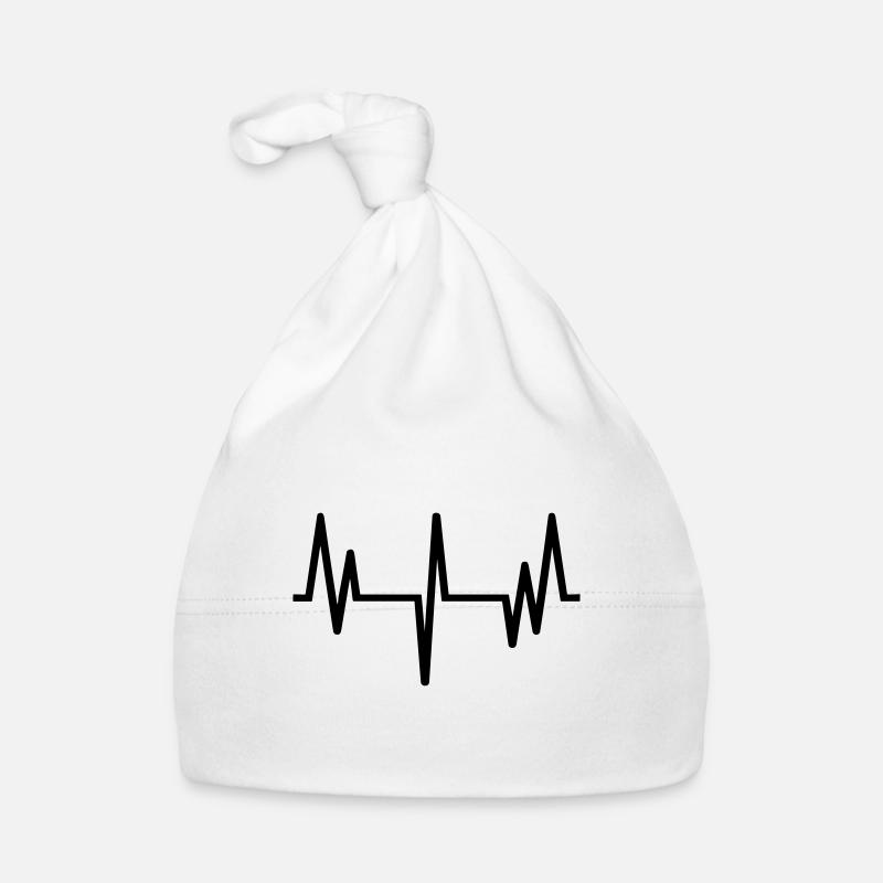 Pulse, heartbeat Organic Baby Cap