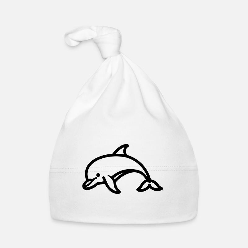 dolphin Organic Baby Cap