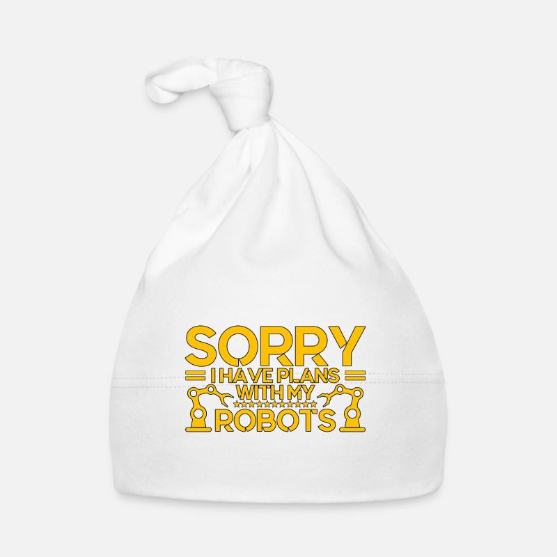Robotik Ingenieur Lehrer Technik Geschenk Baby Bio-Mütze