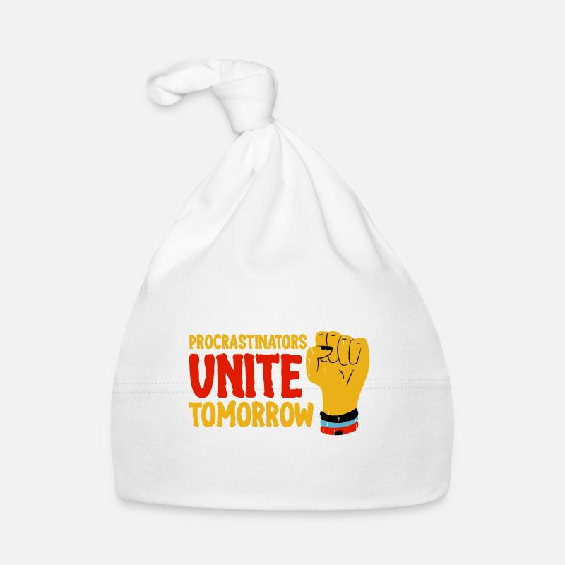 Procrastinators, Unite Tomorrow 4 Baby Bio-Mütze