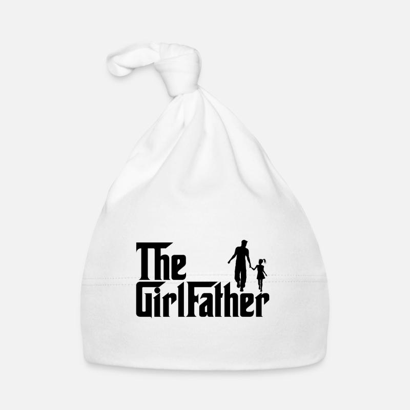The girlfather - stolzer Vater eines Mädchens Baby Bio-Mütze