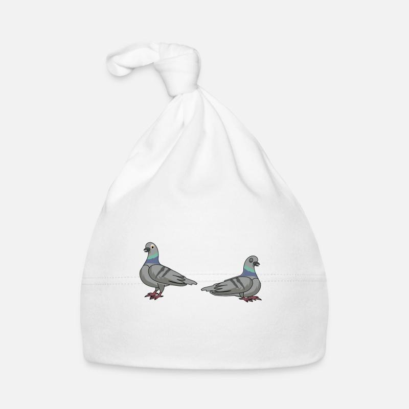 Conception de jeu de mots Sleeping Dove pour les fans de pigeons Bonnet bio Bébé