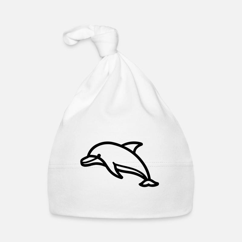 Delfin Baby Bio-Mütze