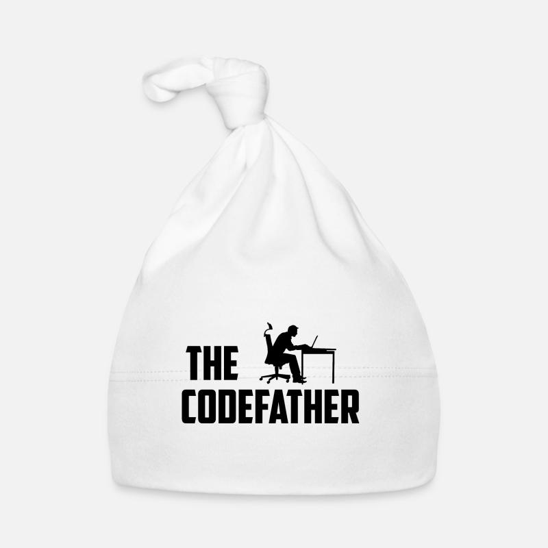 The Codefather Programmer Coder Developer Software Baby Bio-Mütze