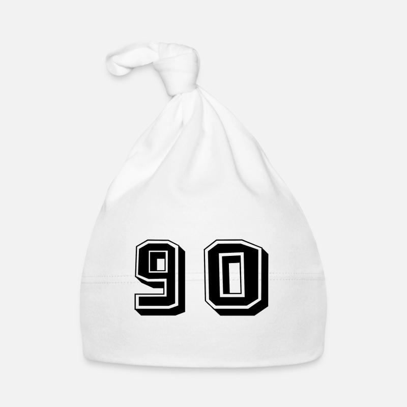 90 ANS. 90e ANNIVERSAIRE. ANNIVERSAIRE 90 ANS. 90 Bonnet bio Bébé