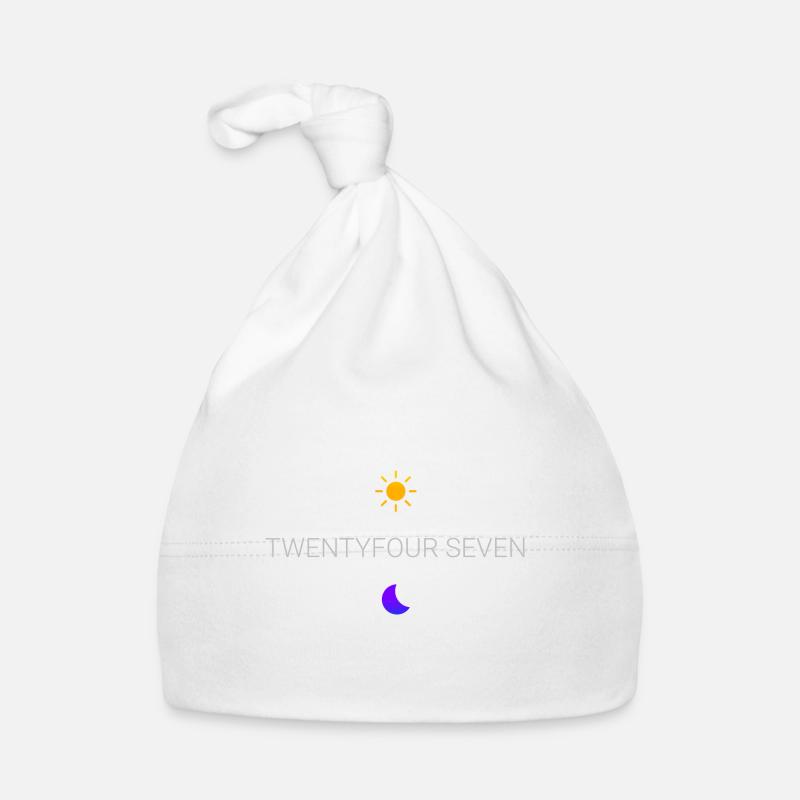 Hard work Twentyfourseven design for proud Organic Baby Cap