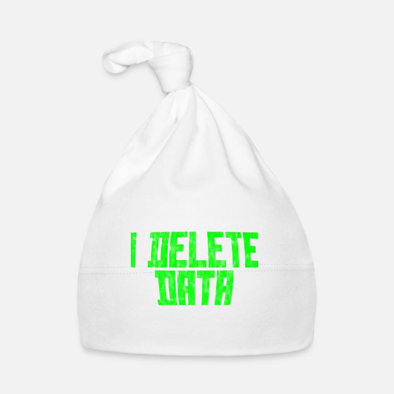 I Delete Data 3 Baby Bio-Mütze