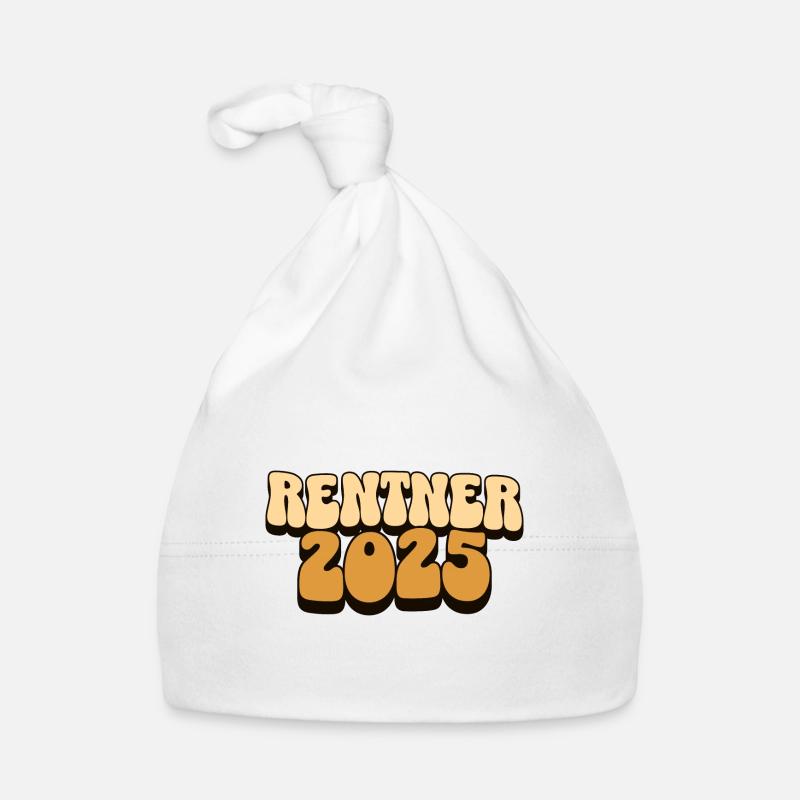 Rentner 2025 Baby Bio-Mütze