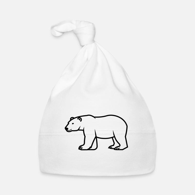 Eisbär Baby Bio-Mütze