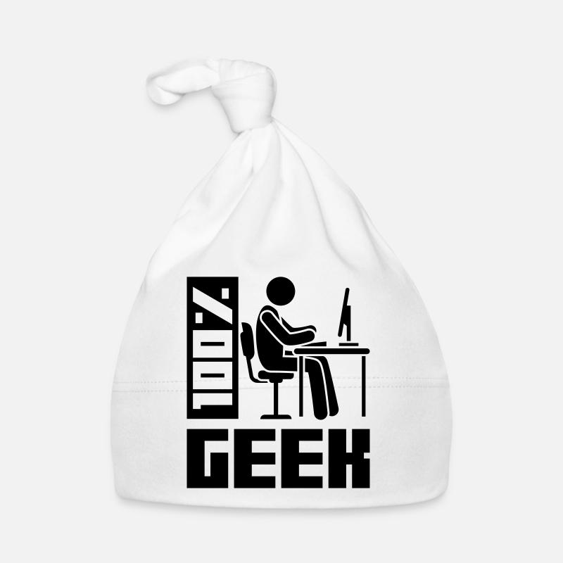 Geek Computer Symbol Pc Baby Bio-Mütze