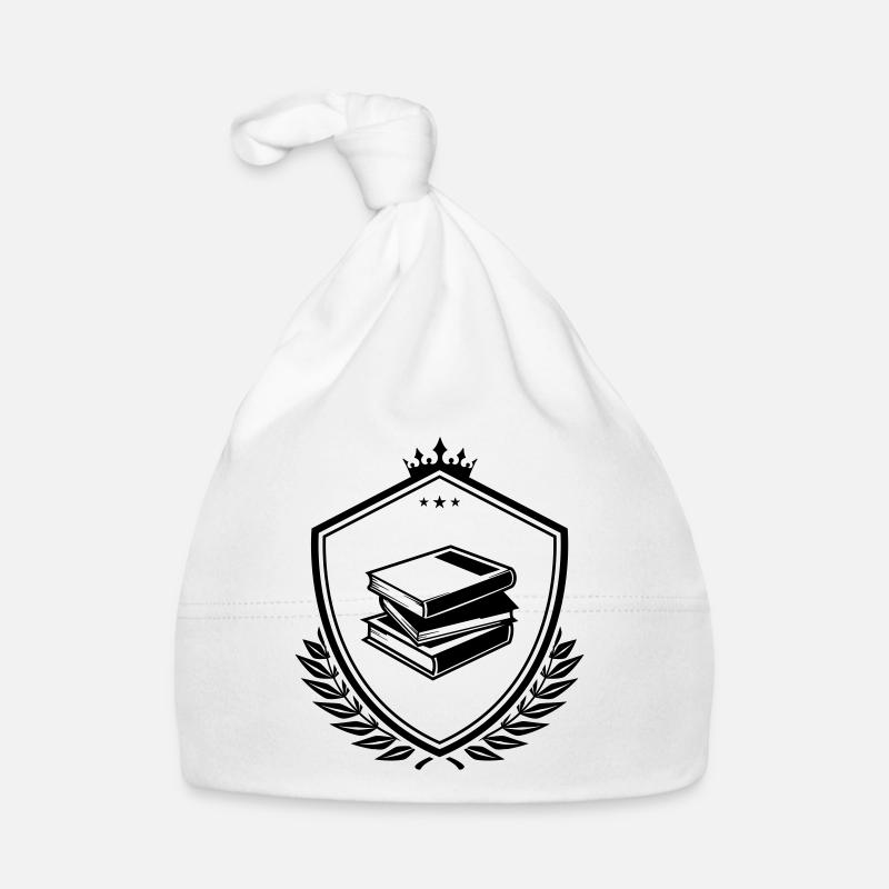 Bücher lernen wappen Baby Bio-Mütze