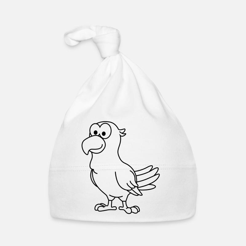 Papagai Comic Animal Bonnet bio Bébé
