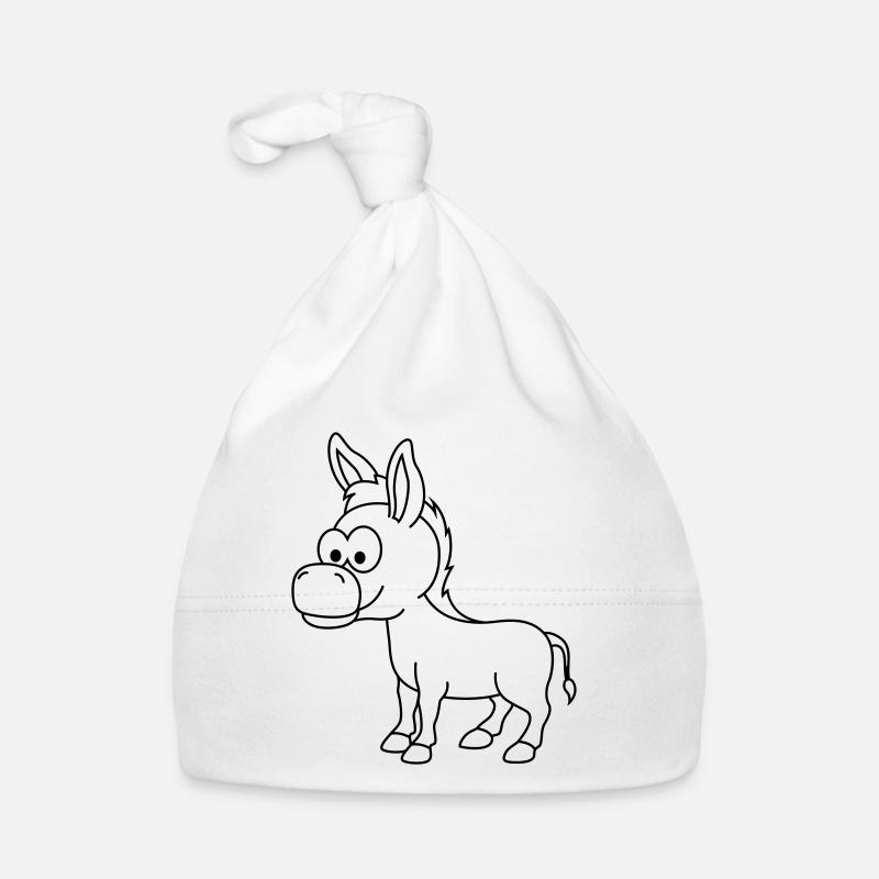 Âne Comic Animal Bonnet bio Bébé