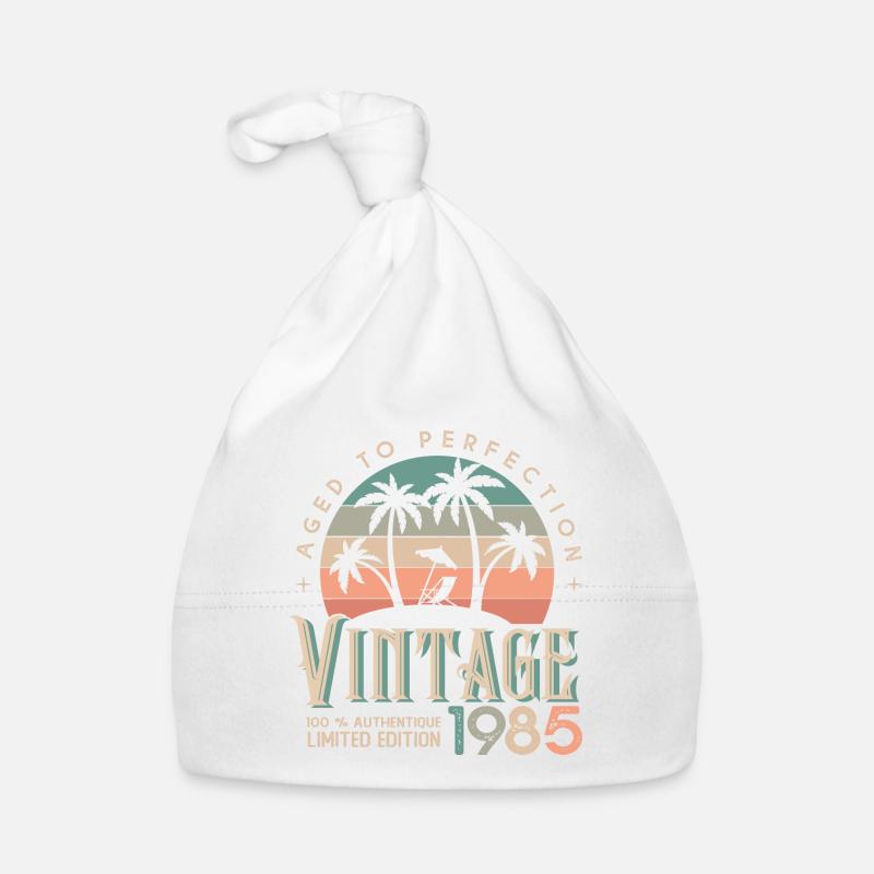 1985 Geburtstagsgeschenk Geboren 1985 Baby Bio-Mütze